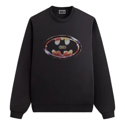 Kith X Batman Logo Vintage Nelson Crewneck 'black'
