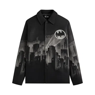 Pre-owned Kith X Batman Signal Tapestry Coaches Jacket 'black' | Men's Size L