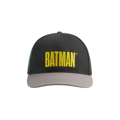 Pre-owned Kith X Batman Twill Two Tone Pinch Crown Snapback 'black'