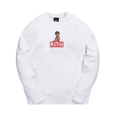 Pre-owned Kith X Biggie Classic Logo Crewneck 'white'