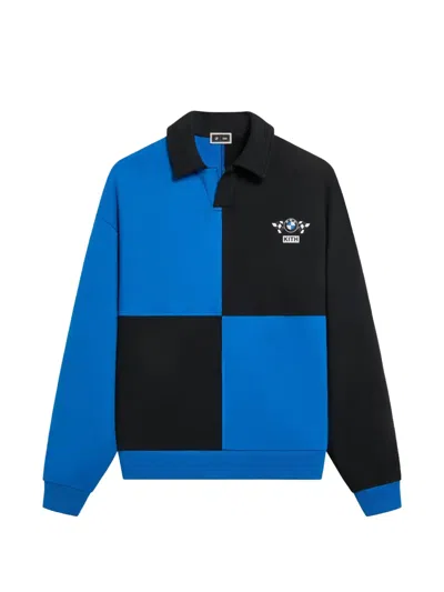 Kith X Bmw Checkered Nelson Sweatshirt In Blue