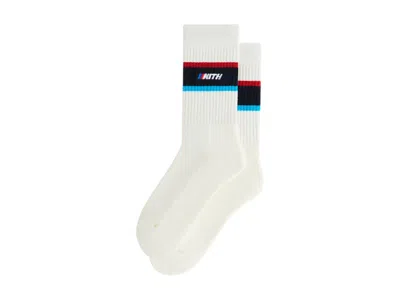Pre-owned Kith X Bmw Crew Socks In Silk