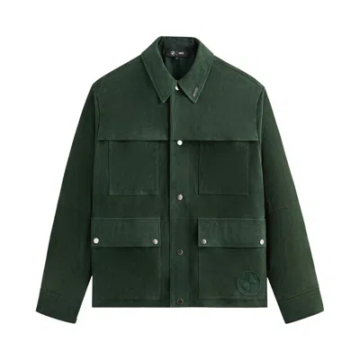 Pre-owned Kith X Bmw Finn Suede Jacket 'vitality' | Green | Men's Size L