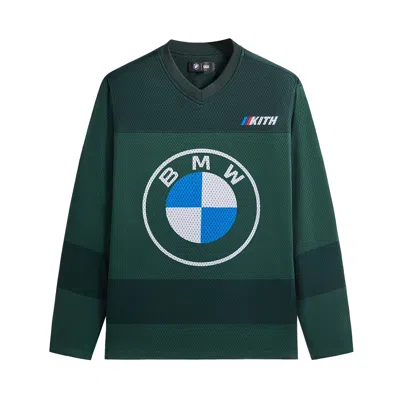 Pre-owned Kith X Bmw Long-sleeve Malik Jersey 'vitality' | Green | Men's Size M