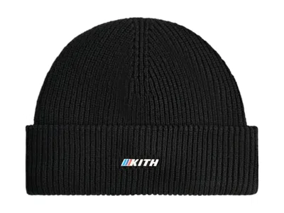 Pre-owned Kith X Bmw Mia Enamel Logo Beanie In Black