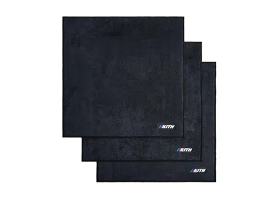 Pre-owned Kith X Bmw Microfiber Towel (3 Pack) In Black