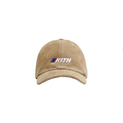 Pre-owned Kith X Bmw Motorsport Suede Cap In Beige