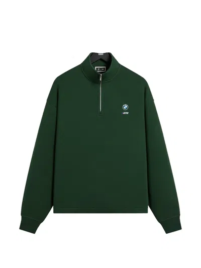 Kith X Bmw Nelson Quarter-zip Sweater In Green