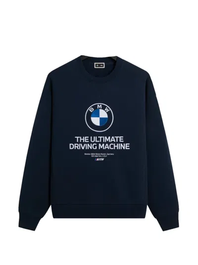 Kith X Bmw Quote Logo-print Sweatshirt In Blue