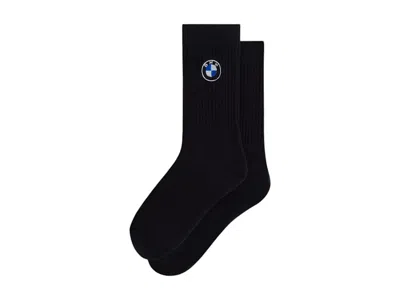Pre-owned Kith X Bmw Rondel Crew Socks In Black