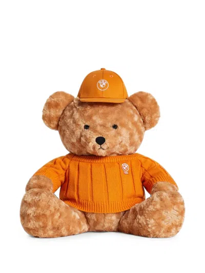 Kith X Bmw Sweater Teddy Bear In Orange