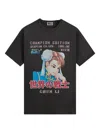 Kith X Capcom Chun Li Champion Edition T-shirt In Black