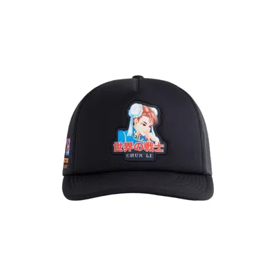 Pre-owned Kith X Capcom Chun Li Nolan Trucker Hat 'black' | Men's Size Onesize