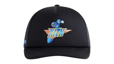 Pre-owned Kith X Capcom Mega Man Nolan Trucker Hat In Black