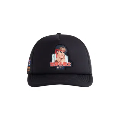 Pre-owned Kith X Capcom Ryu Nolan Trucker Hat 'black' | Men's Size Onesize