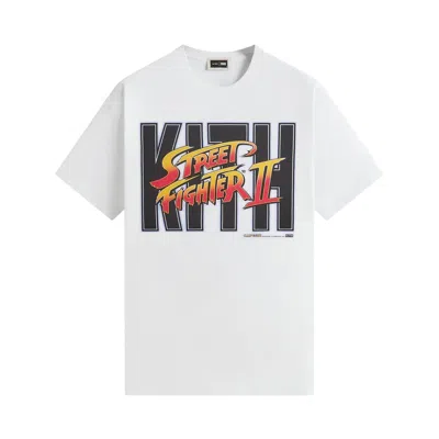 Pre-owned Kith X Capcom Street Fighter Ultra Vintage Tee 'white' | Men's Size M