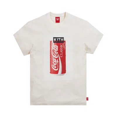 Pre-owned Kith X Coca-cola Can Vintage Tee 'ivory' | Cream | Men's Size M In White