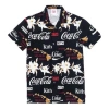 Kith X Coca-cola Hawaiian Camp Button Up 'black'