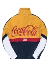 Kith X Coca Cola Quarter-zip Windbreaker In Blue