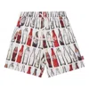 Kith X Coca-cola Surf Board Print Hardaway Shorts 'white' In Multi