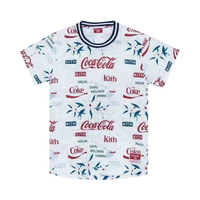 Pre-owned Kith X Coca-cola X Mitchell & Ness Bp Hawaii Jersey 'white' | Men's Size L