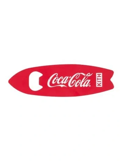 Pre-owned Kith X Coca-cola Bottle Opener In Red
