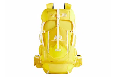 Pre-owned Kith X Columbia 37l Backpack Bright Yellow