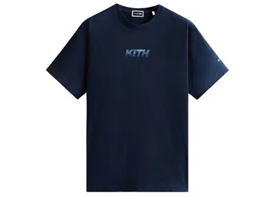 Pre-owned Kith X Columbia Pfg Elemental Tee Shirt In Nocturnal In Black