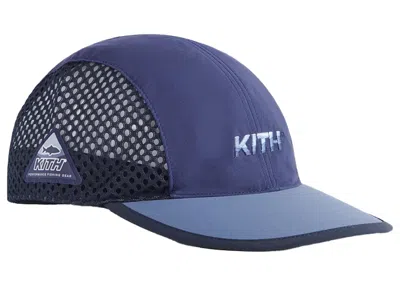 Pre-owned Kith X Columbia Pfg Shredder Hat In Peacoat
