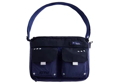 Pre-owned Kith X Columbia Pfg Transit Bag In Extreme Midnight