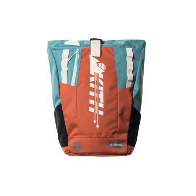 Pre-owned Kith X Columbia Rolltop Bag In Teal