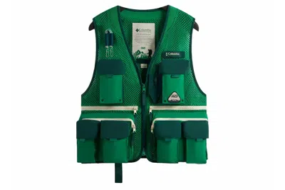 Pre-owned Kith X Columbia Utility Vest Bamboo Forest