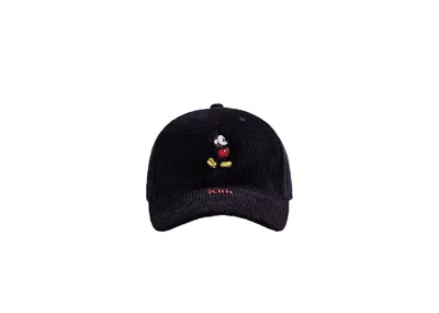 Pre-owned Kith X Disney Classic Corduroy Cap In Black