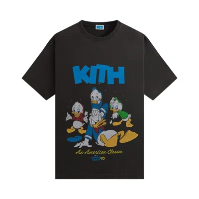 Pre-owned Kith X Disney Donald Duck Classic Vintage Tee 'black' | Men's Size S