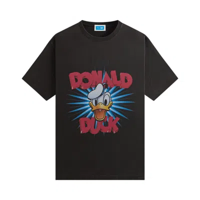 Pre-owned Kith X Disney Donald Duck Show Vintage Tee 'black' | Men's Size Xl