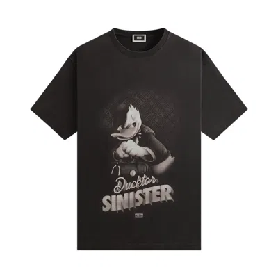 Pre-owned Kith X Disney Donald Duck Sinister Vintage Tee 'black' | Men's Size Xl