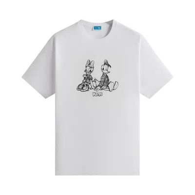Pre-owned Kith X Disney Donald Duck Sketch Vintage Tee 'white' | Men's Size Xl