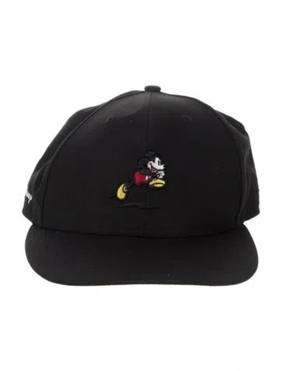 Pre-owned Kith X Disney Embroidered Fitted Cap In Black