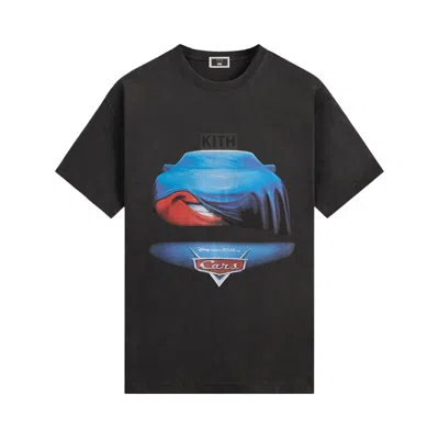 Pre-owned Kith X Disney For Pixar Cars Poster Vintage Tee 'black' | Men's Size Xl