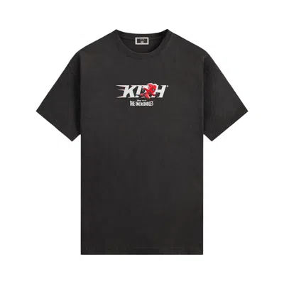 Pre-owned Kith X Disney For Pixar Dash Vintage Tee 'black' | Men's Size L