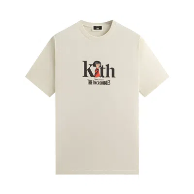 Pre-owned Kith X Disney For Pixar Edna Mode Vintage Tee 'sandrift' | Cream | Men's Size L In White