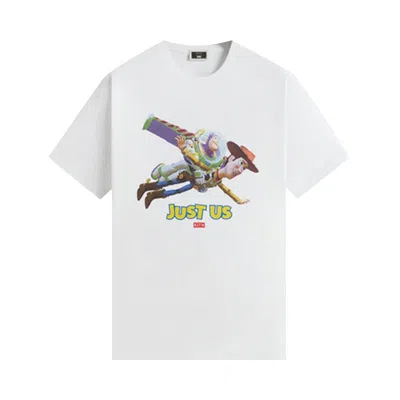 Pre-owned Kith X Disney For Pixar Just Us Flying Vintage Tee 'white' | Men's Size L