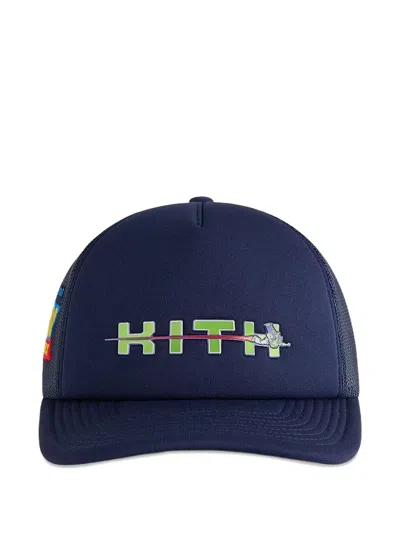 Kith X Disney Pixar Buzz Nolan Trucker Hat In Brown