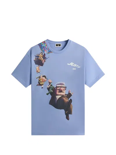 Kith X Disney Pixar Up Graphic-print T-shirt In Blue