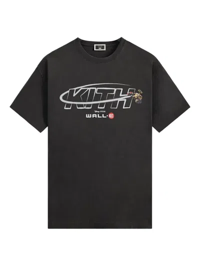 Kith X Disney Pixar Wall-e Orbit T-shirt In Black