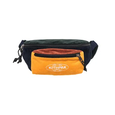Pre-owned Kith X Eastpak Corduroy Fanny Pack In Multi