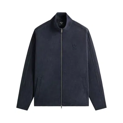 Pre-owned Kith X Giorgio Armani Ali Track Jacket 'nocturnal' | Blue | Men's Size M
