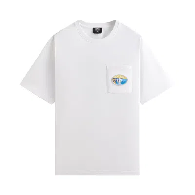 Pre-owned Kith X Giorgio Armani Malibu Pocket Tee 'white' | Men's Size L
