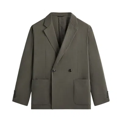 Pre-owned Kith X Giorgio Armani Rylan Double Breasted Blazer 'seam' | Green | Men's Size M