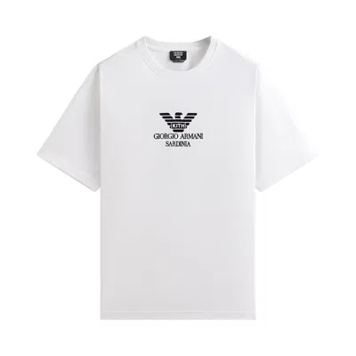 Pre-owned Kith X Giorgio Armani Sardinia Tee 'white' | Men's Size S